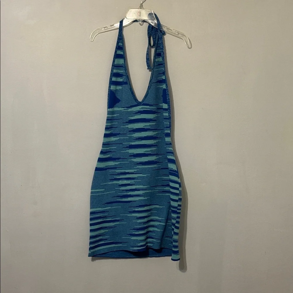 Beginning Boutique Elaina Halter Knit Mini - Picture 7 of 7